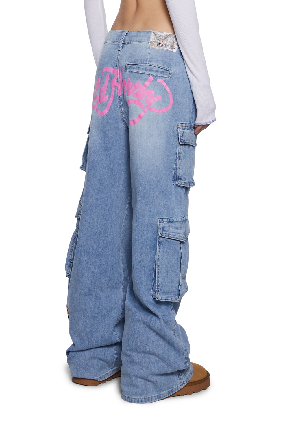 Tiger Flowers Cargo Jeans