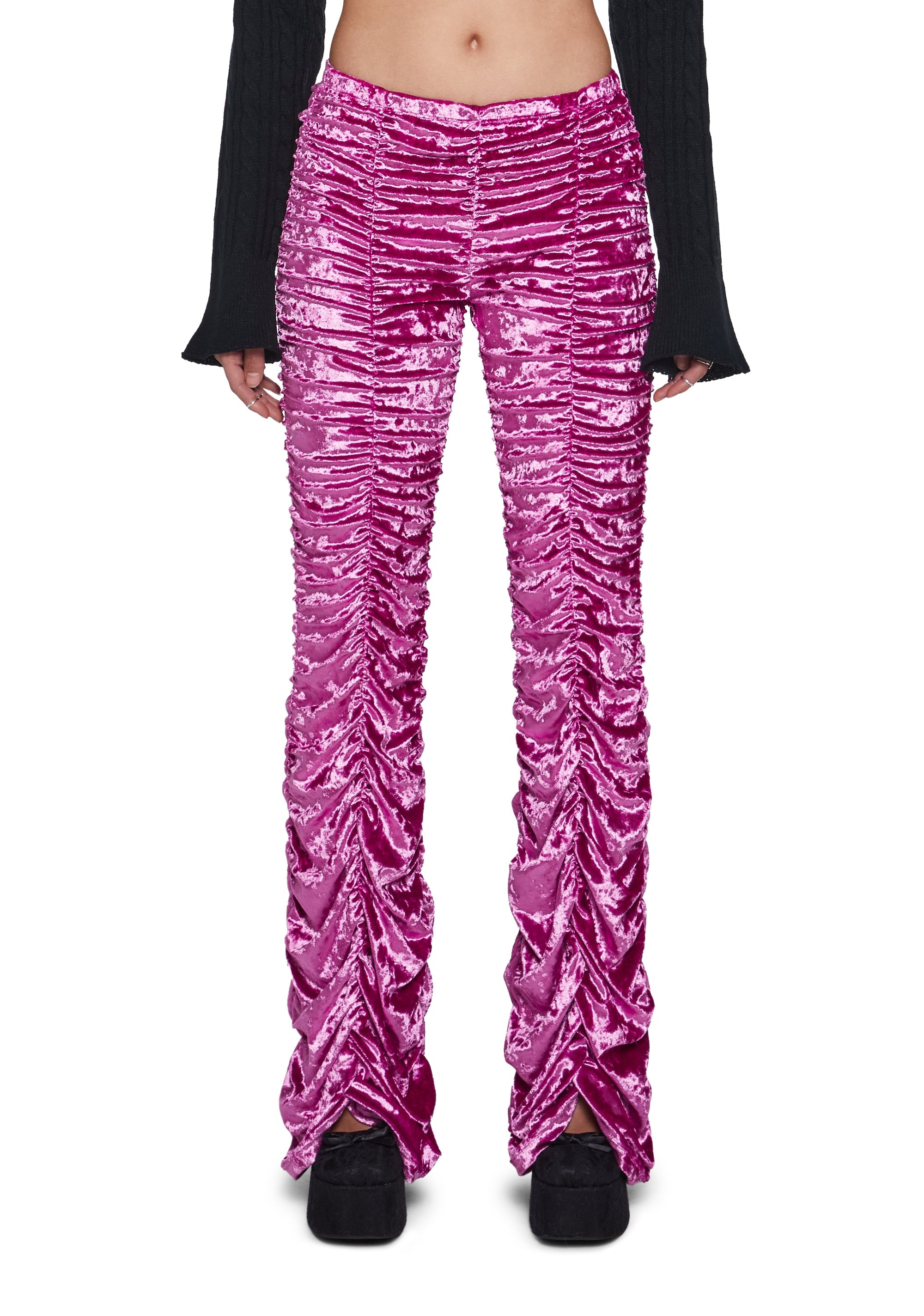 Lasso Babe Flare Pants - Velour