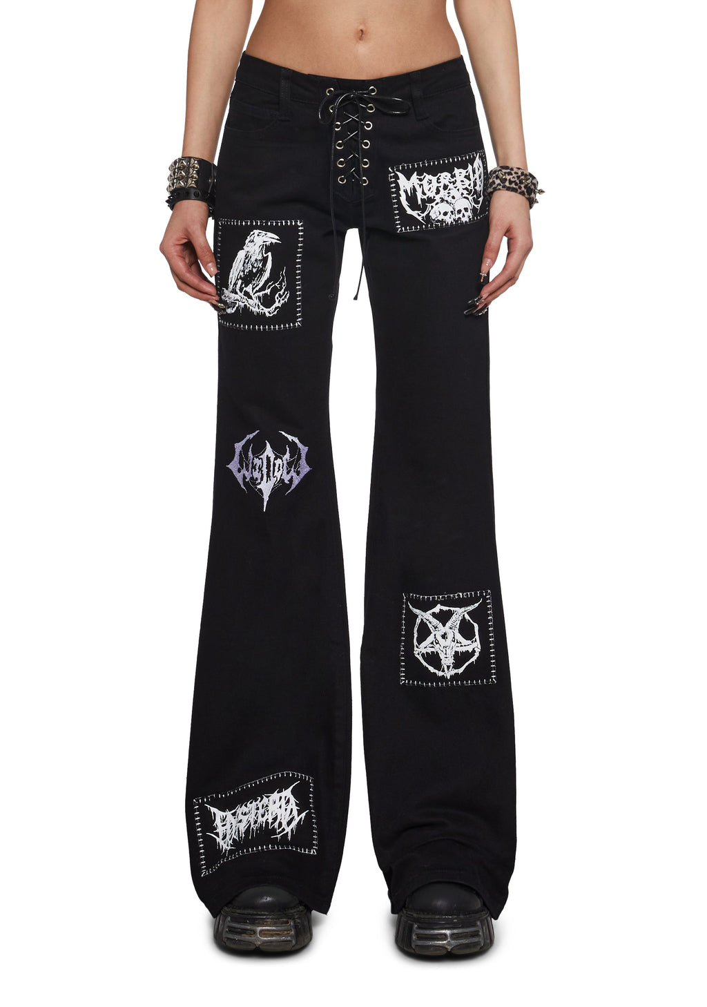 Morbid Curiosity Flare Pants