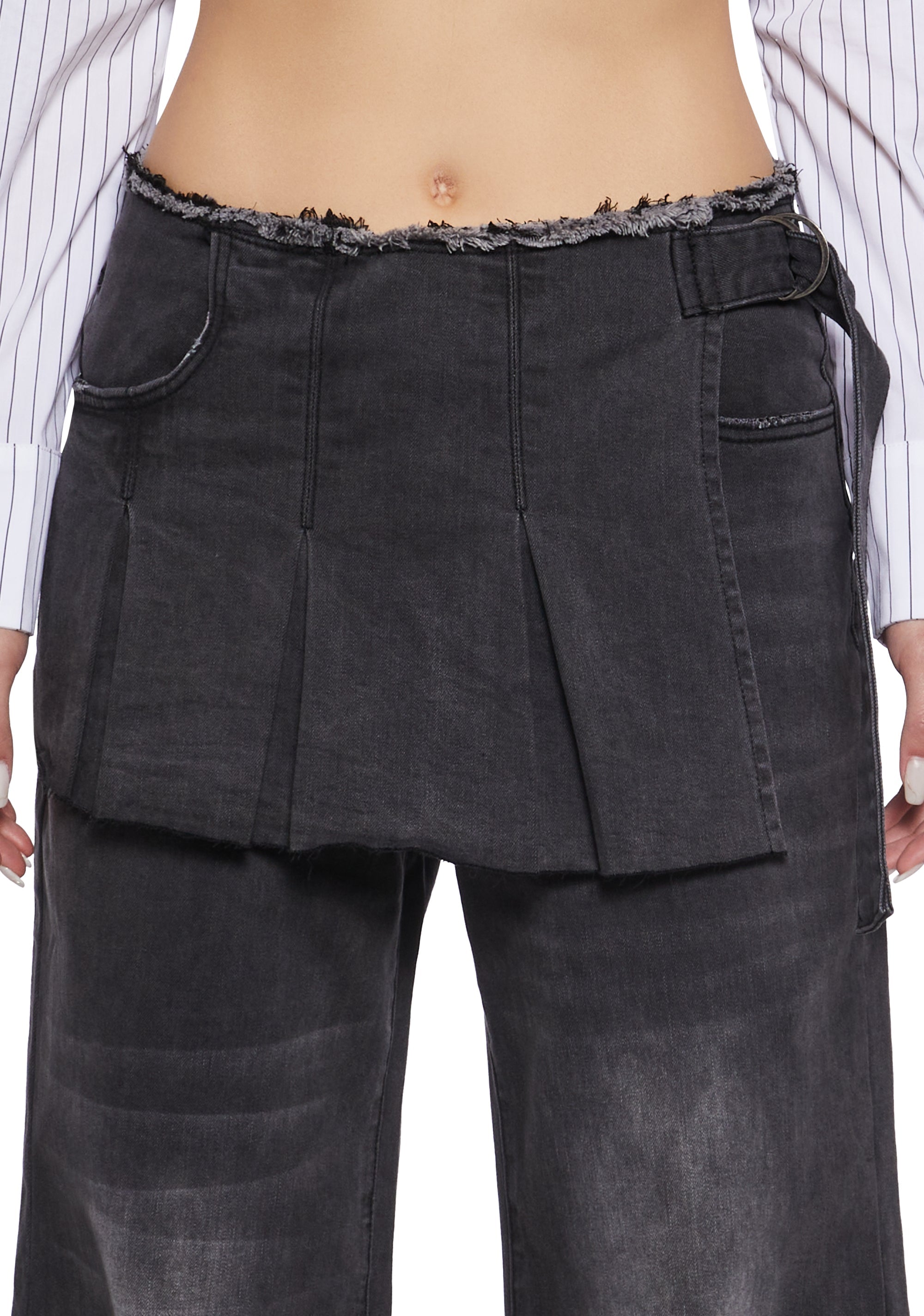 Ninja Academy Elite Wide Leg Pants With Skirt
