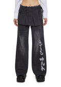 Ninja Academy Elite Wide Leg Pants With Skirt