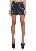 Chic Centerfold Mini Skirt