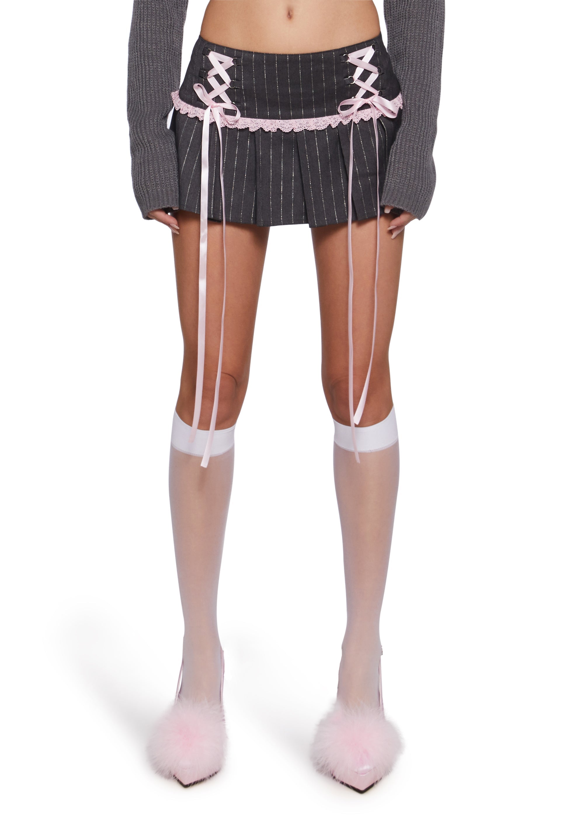 Fictional Flames Mini Skirt