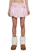 Adored Aura Bubble Mini Skirt