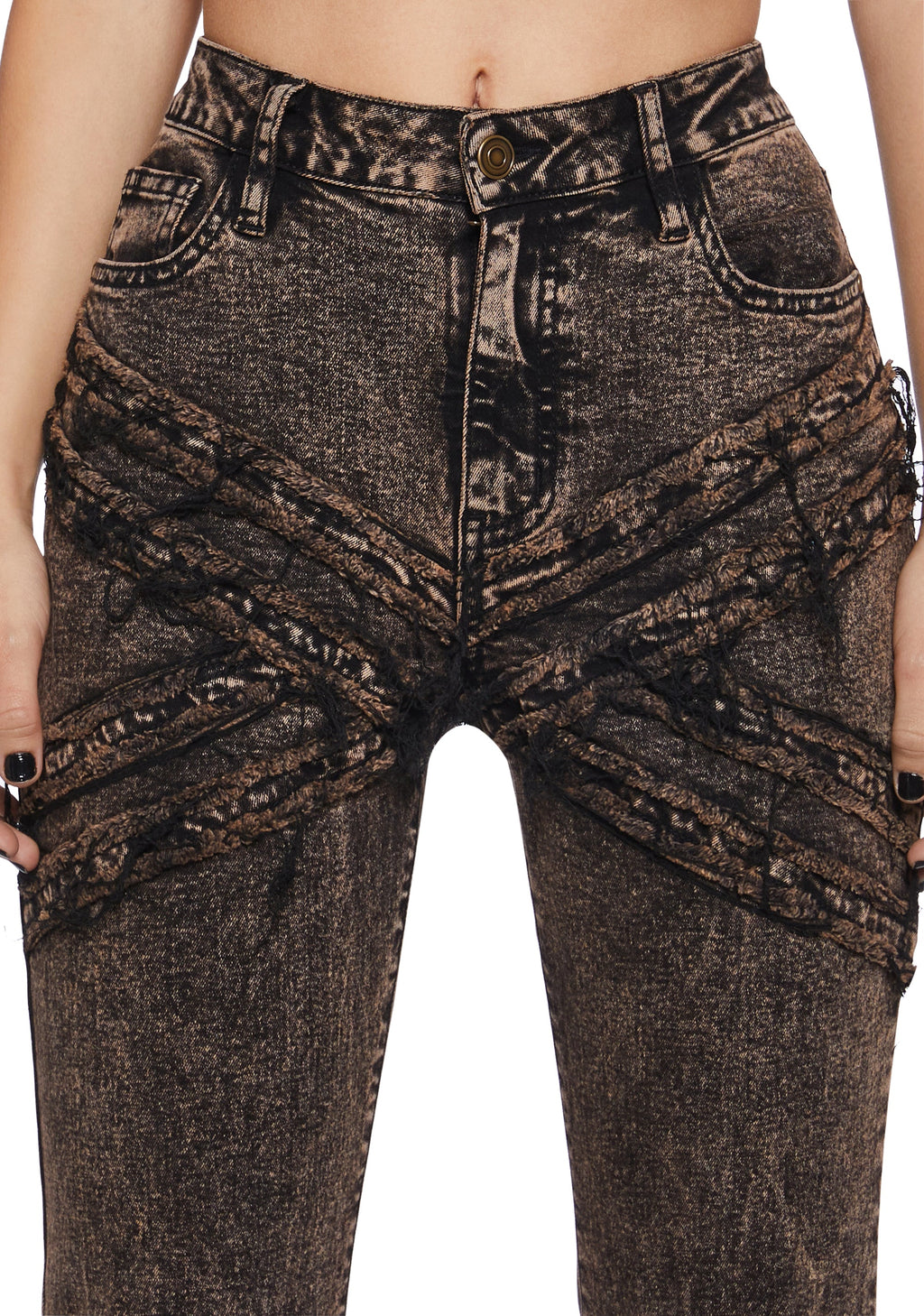 My Personality Flared Denim Jeans