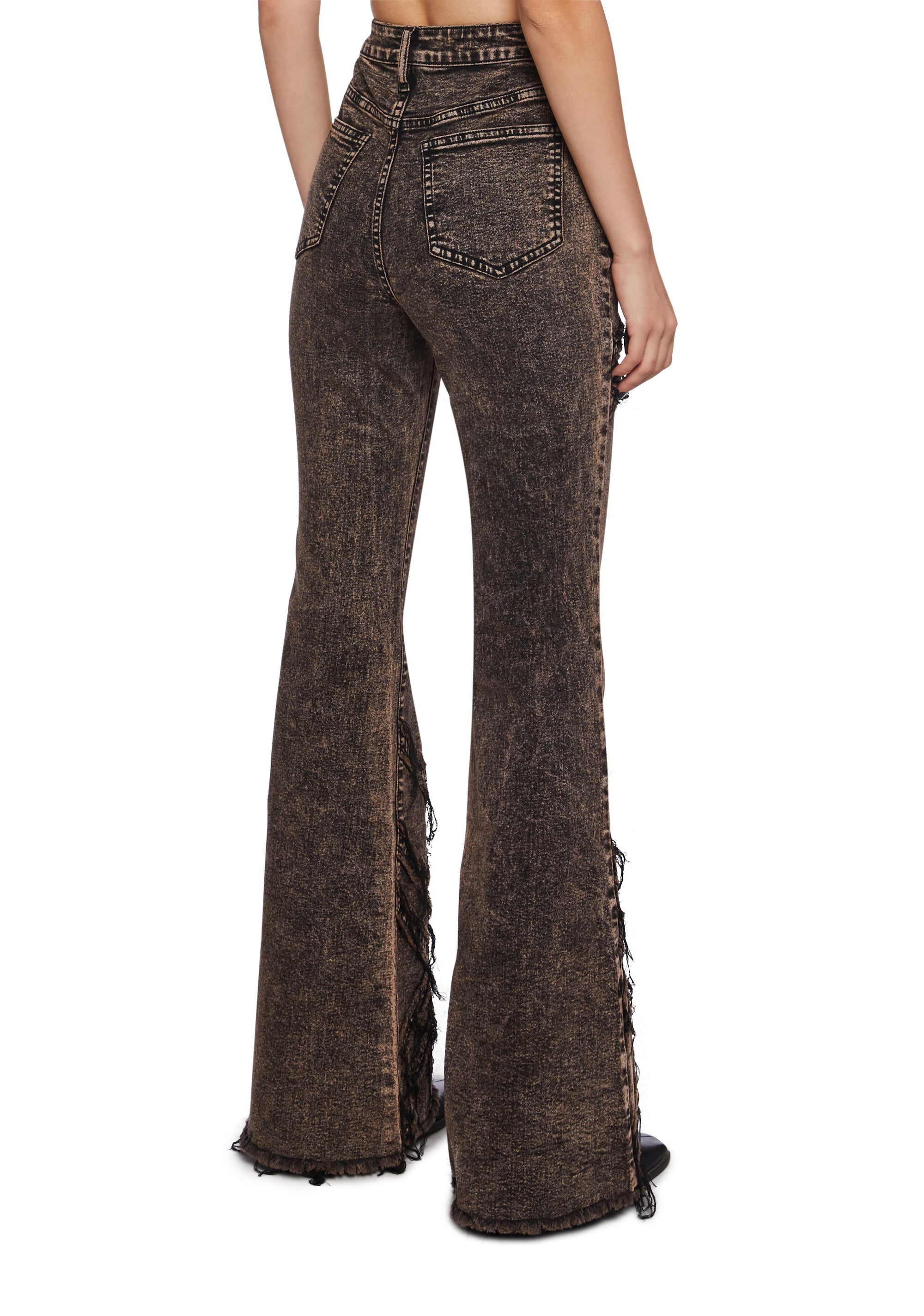 My Personality Flared Denim Jeans