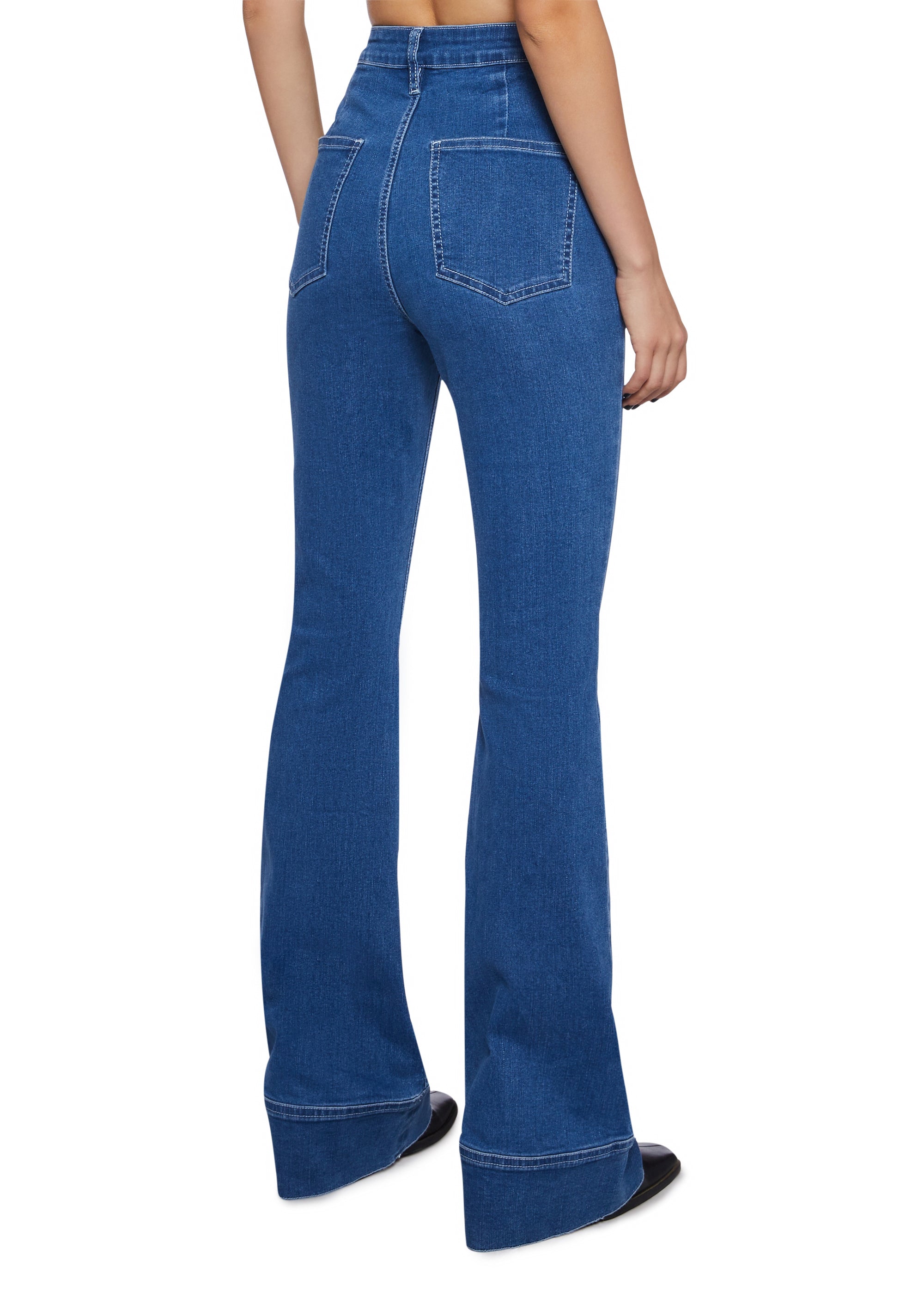 Belated Thanks Flared Denim Jeans