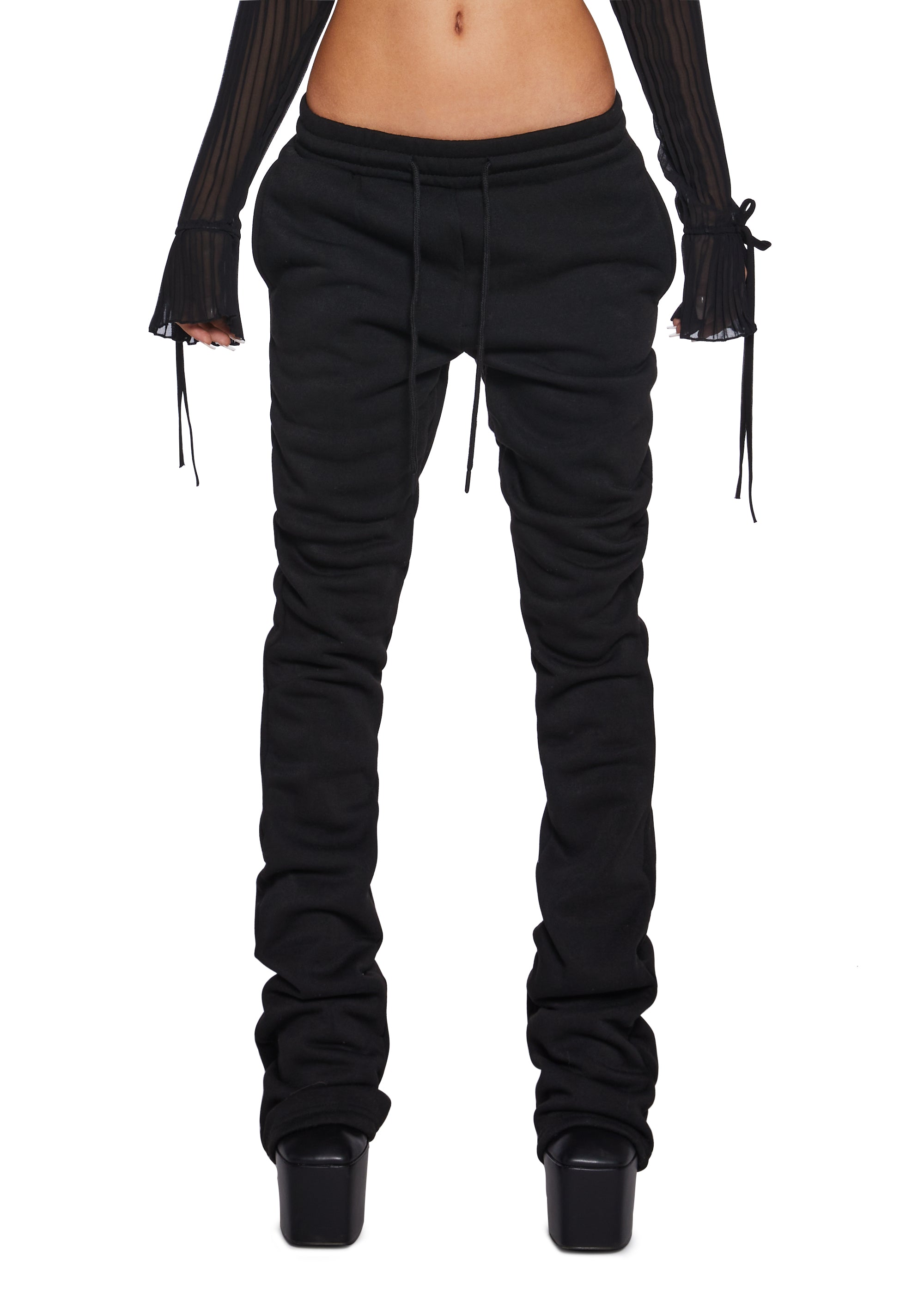 Be On Your Way Fleece Pants - Black
