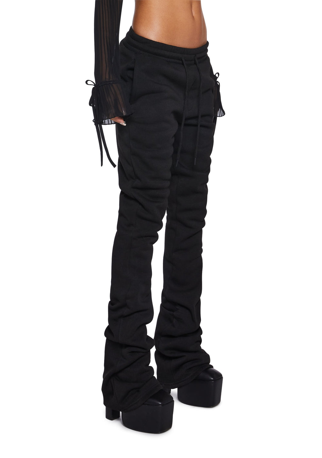 Be On Your Way Fleece Pants - Black