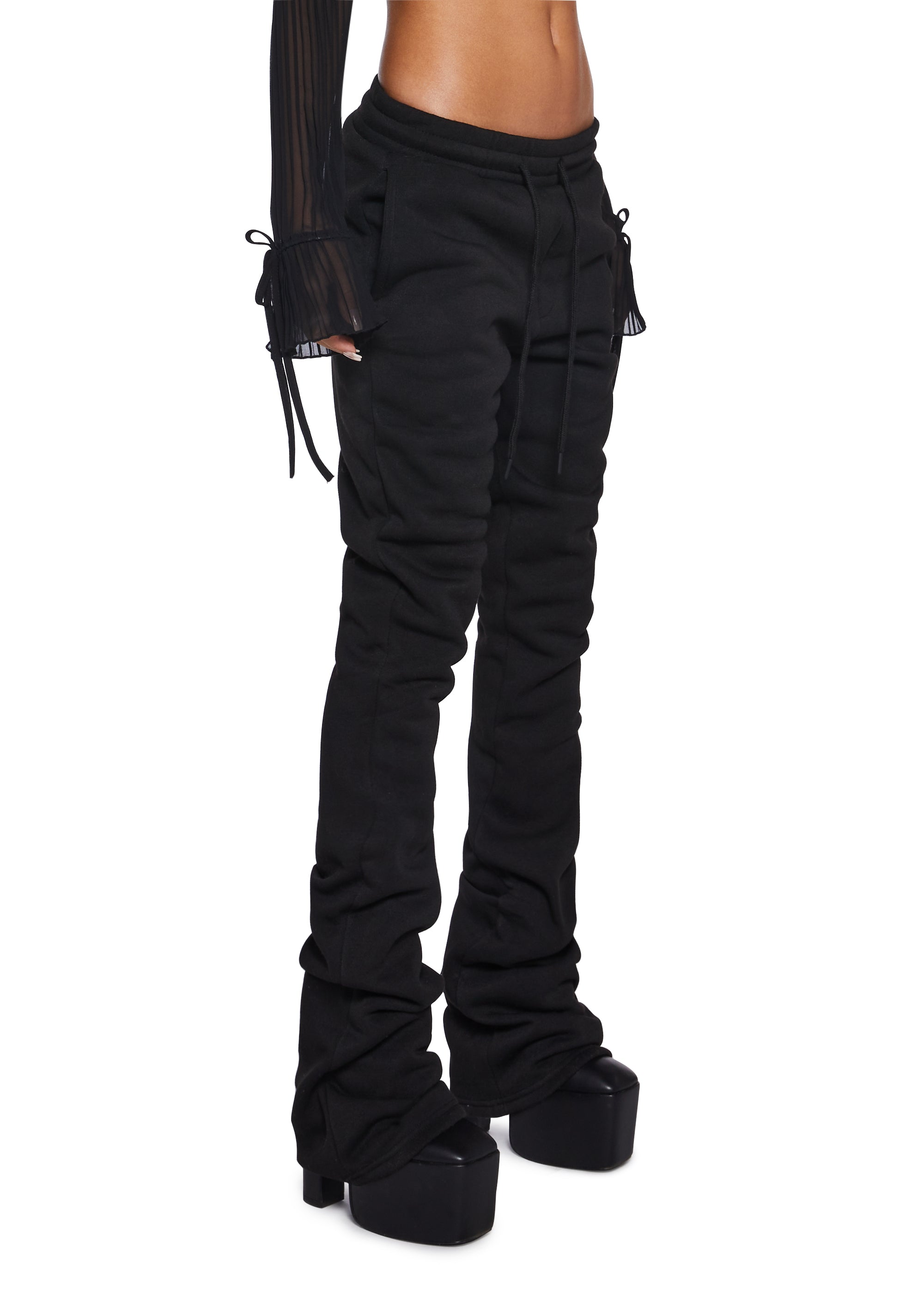 Be On Your Way Fleece Pants - Black