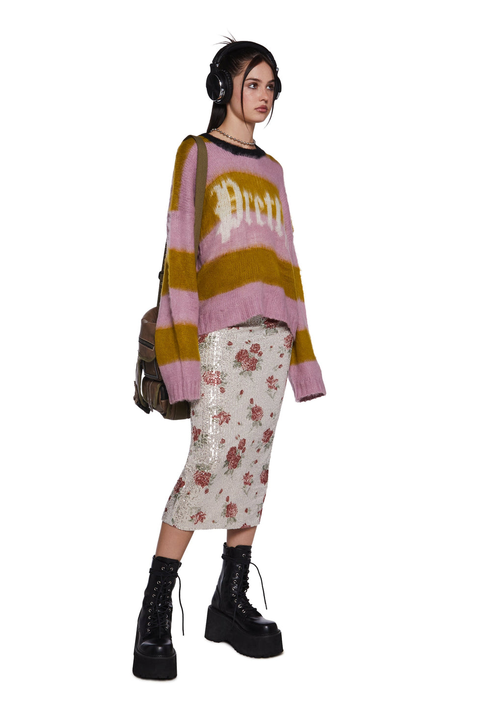 Mesmerized Days Sequin Midi Skirt