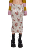 Mesmerized Days Sequin Midi Skirt