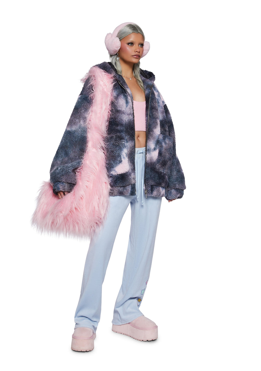 All The Starlight Velour Track Pants