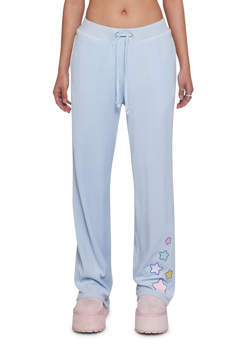 All The Starlight Velour Track Pants
